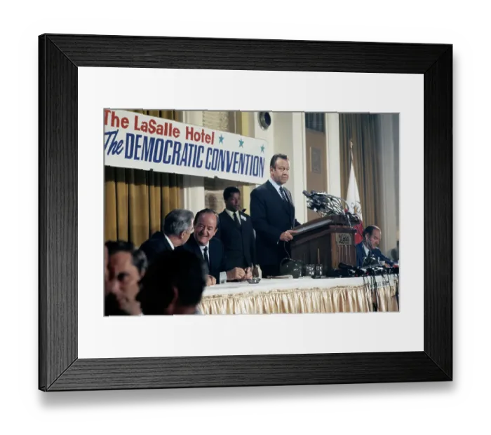 Framed Print : Jesse Unruh, Eugene McCarthy And Hubert Humphrey Framed Print : Jesse Unruh, Eugene McCarthy And Hubert Humphrey
