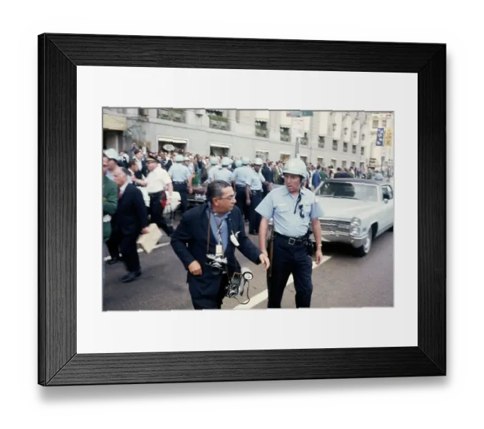 Framed Print : Protest At Democratic National Convention HQ