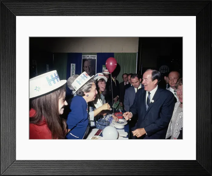 Framed Print : Hubert H Humphrey Framed Print : Hubert H Humphrey