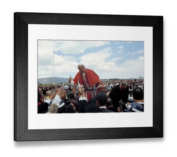 Framed Print : Pope Paul VI In Colombia Framed Print : Pope Paul VI In Colombia