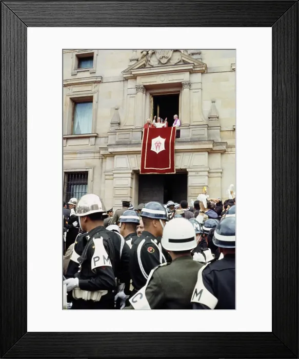 Framed Print : Pope Paul VI In Colombia Framed Print : Pope Paul VI In Colombia