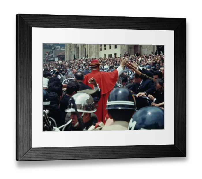 Framed Print : Pope Paul VI In Colombia Framed Print : Pope Paul VI In Colombia