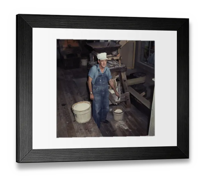 Framed Print : Miller At Silver Dollar City