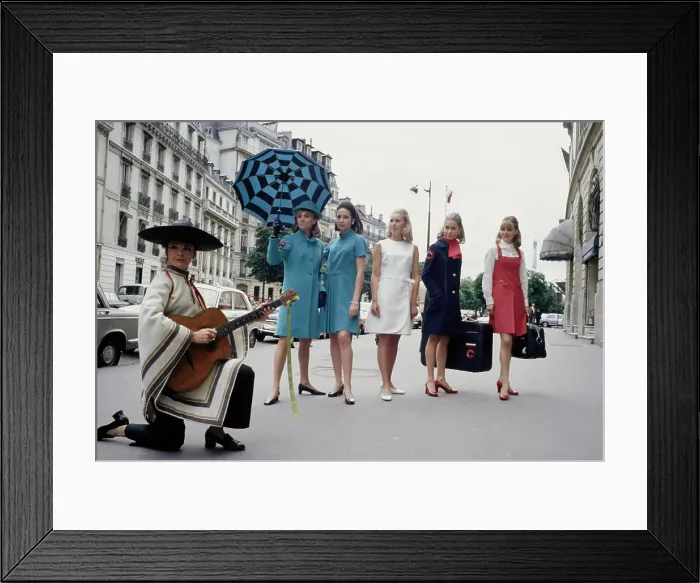 Framed Print : French Olympic Fashions Framed Print : French Olympic Fashions