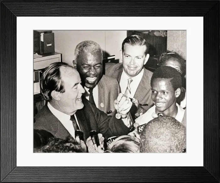 Framed Print : Hubert Humphrey with Key Ring Framed Print : Hubert Humphrey with Key Ring