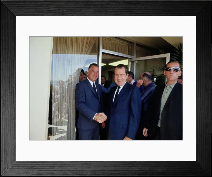 Framed Print : Spiro Agnew And Richard Nixon Framed Print : Spiro Agnew And Richard Nixon