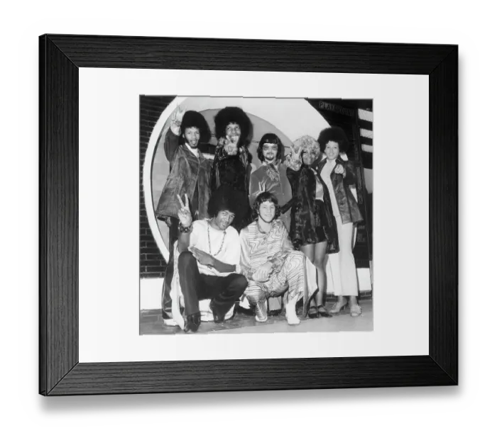 Framed Print : Sly and the Family Stone in London Framed Print : Sly and the Family Stone in London