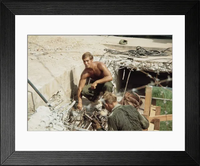 Framed Print : Navy Seabees, Vietnam War Framed Print : Navy Seabees, Vietnam War