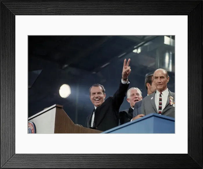 Framed Print : Richard Nixon Framed Print : Richard Nixon