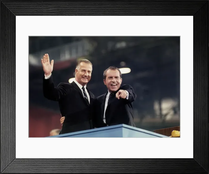 Framed Print : Spiro Agnew And Richard Nixon Framed Print : Spiro Agnew And Richard Nixon