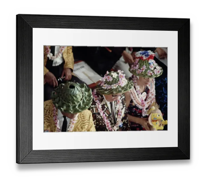 Framed Print : Floral Hats At Republican Convention Framed Print : Floral Hats At Republican Convention
