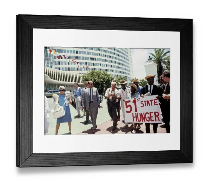 Framed Print : 51st State Of Hunger Protest Framed Print : 51st State Of Hunger Protest