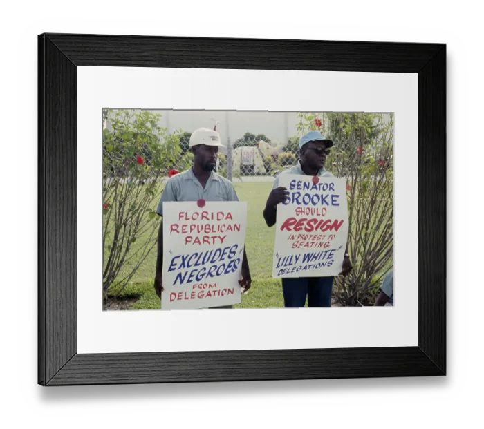 Framed Print : Protest At Republican Convention Framed Print : Protest At Republican Convention