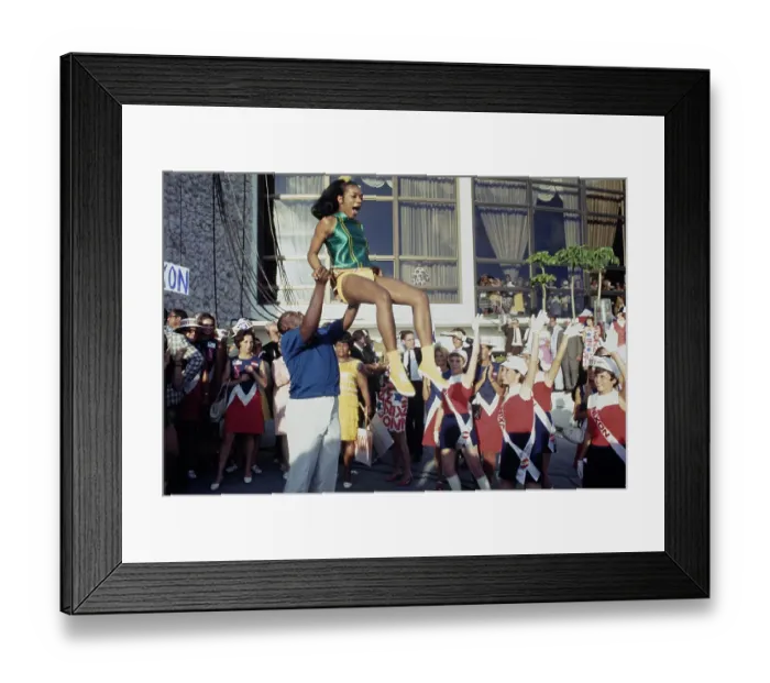 Framed Print : Nixon Campaign Parade