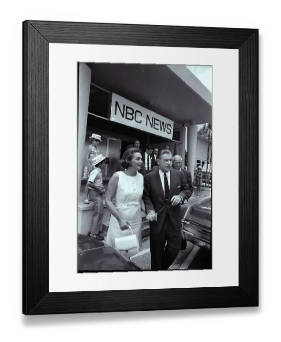 Framed Print : Happy & Nelson Rockefeller Holds Hands Framed Print : Happy & Nelson Rockefeller Holds Hands