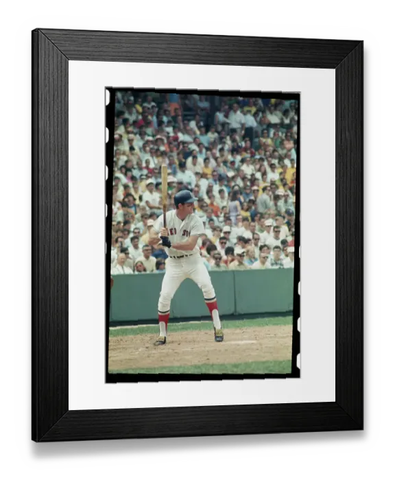 Framed Print : Ken Harrelson Waiting For Pitch
