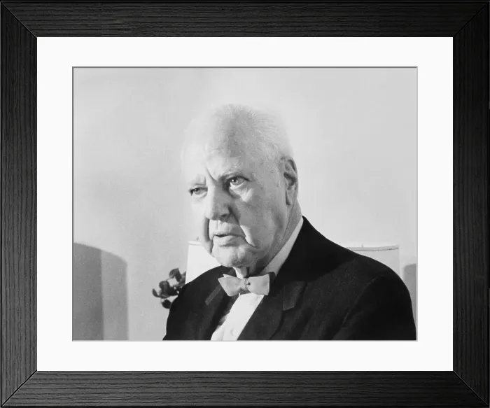 Framed Print : Portrait of H.L Hunt Framed Print : Portrait of H.L Hunt