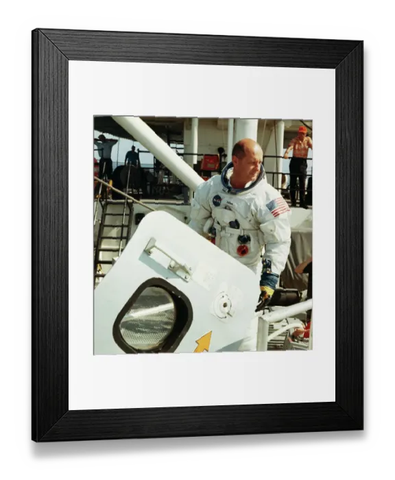 Framed Print : Thomas P. Stafford Wearing Spacesuit Framed Print : Thomas P. Stafford Wearing Spacesuit