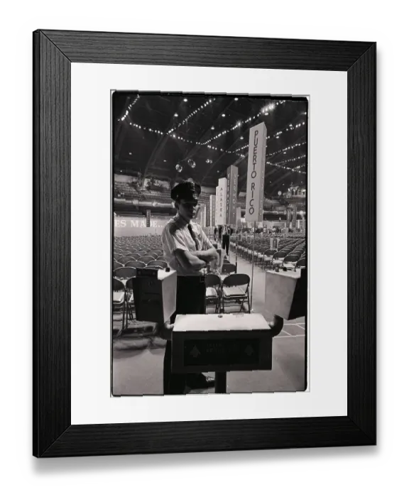 Framed Print : Guard Checks Security Badge Framed Print : Guard Checks Security Badge