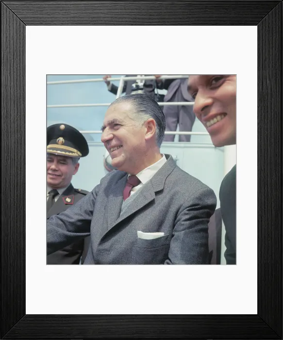 Framed Print : President Fernando Belaunde Terry Smiling Framed Print : President Fernando Belaunde Terry Smiling