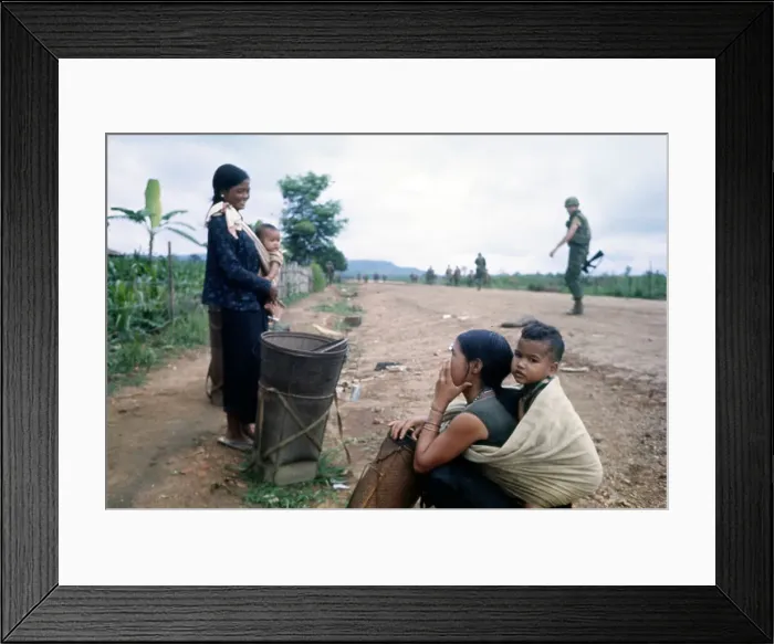Framed Print : Vietnam Roadside Framed Print : Vietnam Roadside