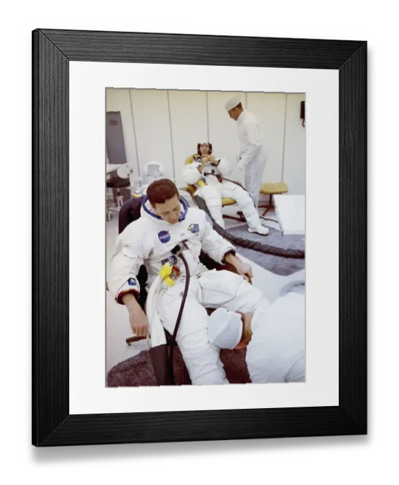 Framed Print : Donn F. Eisele And Walter Cunningham Framed Print : Donn F. Eisele And Walter Cunningham