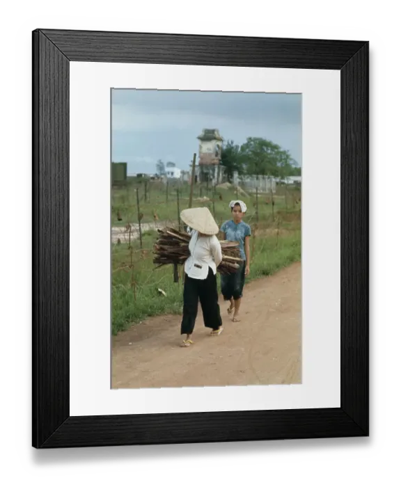 Framed Print : Strategic Hamlet Program, Vietnam War Framed Print : Strategic Hamlet Program, Vietnam War