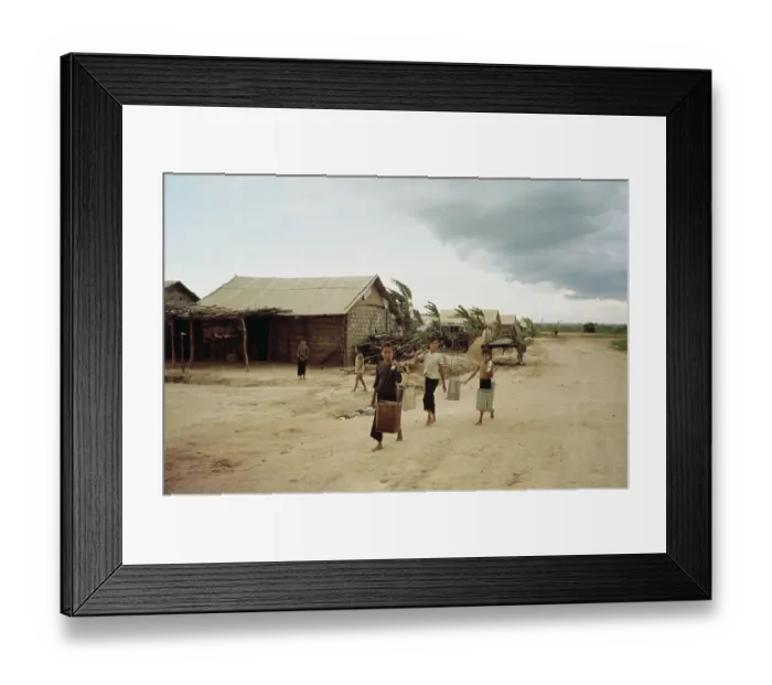 Framed Print : Strategic Hamlet Program, Vietnam War Framed Print : Strategic Hamlet Program, Vietnam War