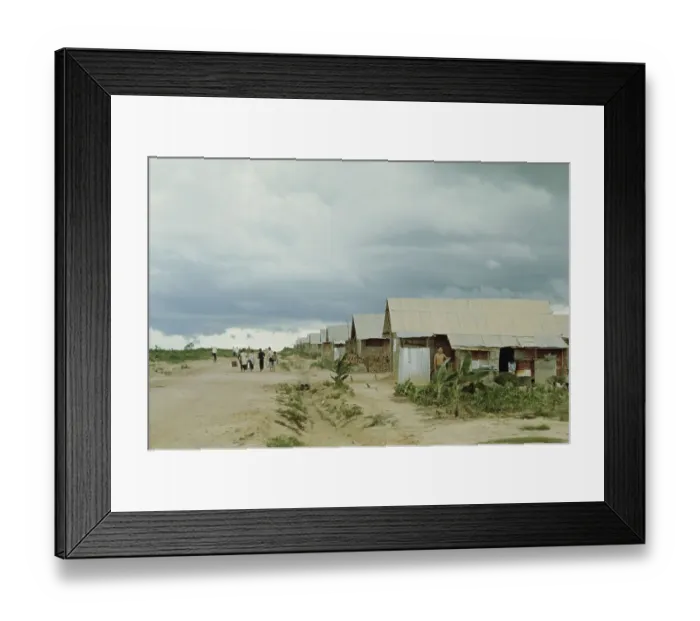 Framed Print : Strategic Hamlet Program, Vietnam War Framed Print : Strategic Hamlet Program, Vietnam War