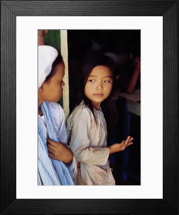 Framed Print : School For Vietnamese Refugees Framed Print : School For Vietnamese Refugees