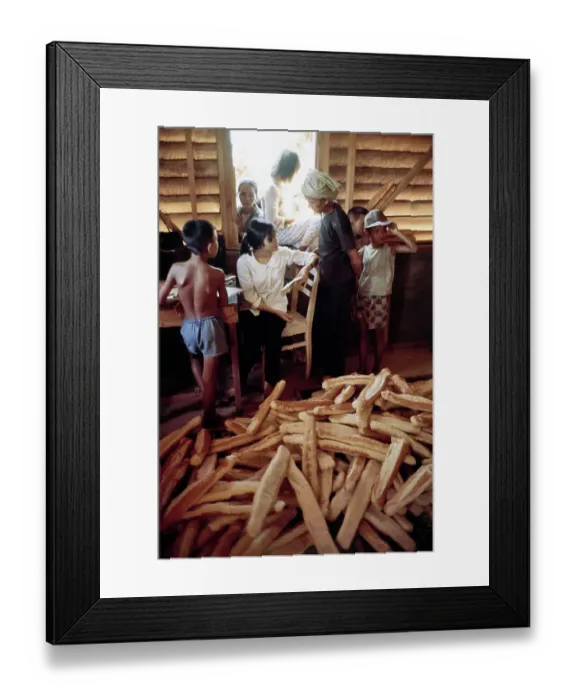 Framed Print : Bread Distribution Framed Print : Bread Distribution