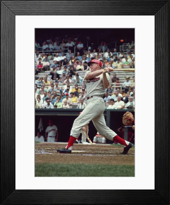 Framed Print : Frank Howard Taking a Swing