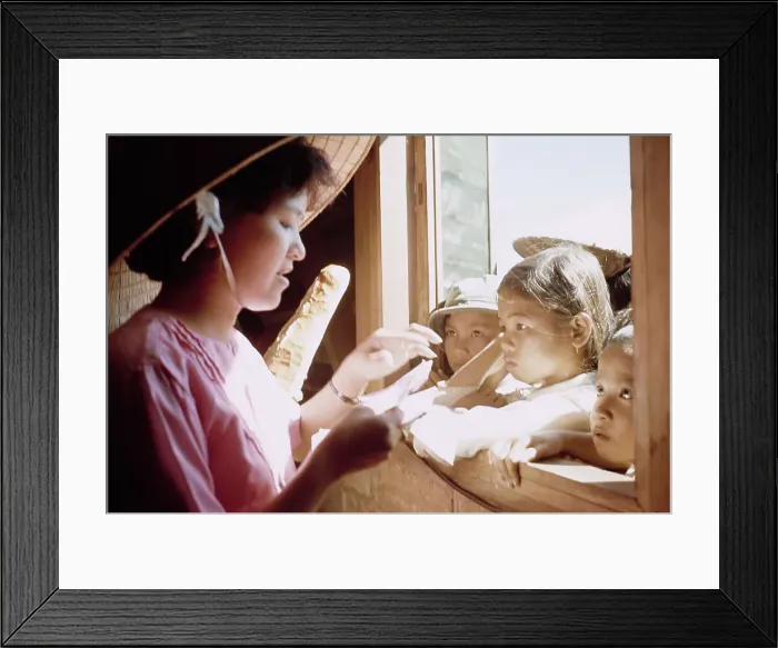 Framed Print : Refugee Children Framed Print : Refugee Children