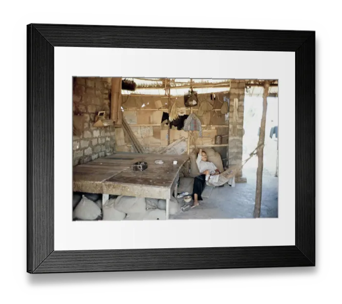 Framed Print : Woman In Hammock Framed Print : Woman In Hammock