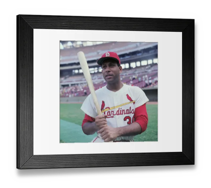 Framed Print : Portrait of Orlando Cepeda Framed Print : Portrait of Orlando Cepeda