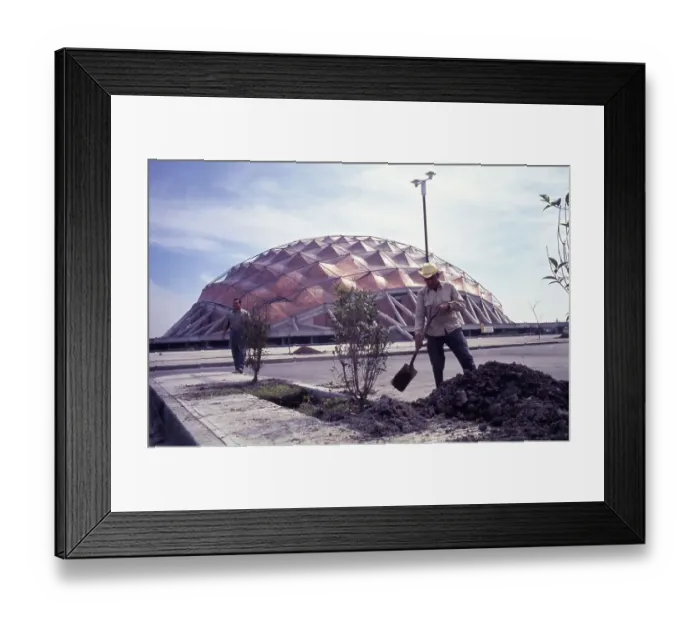 Framed Print : Mexico City Prepares for the Olympics