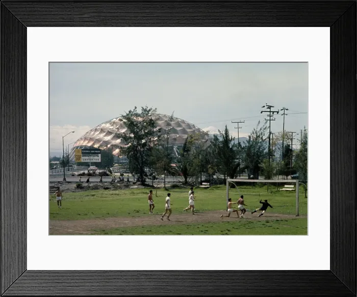 Framed Print : Football Pitch Near Olympic Site Framed Print : Football Pitch Near Olympic Site