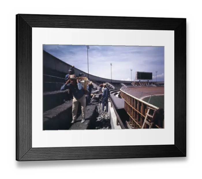 Framed Print : Mexico City Prepares for the Olympics Framed Print : Mexico City Prepares for the Olympics