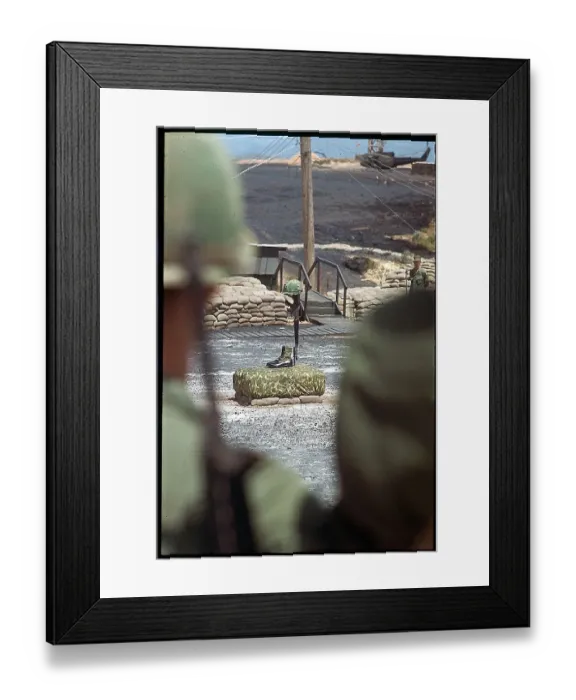 Framed Print : Vietnam Memorial Service