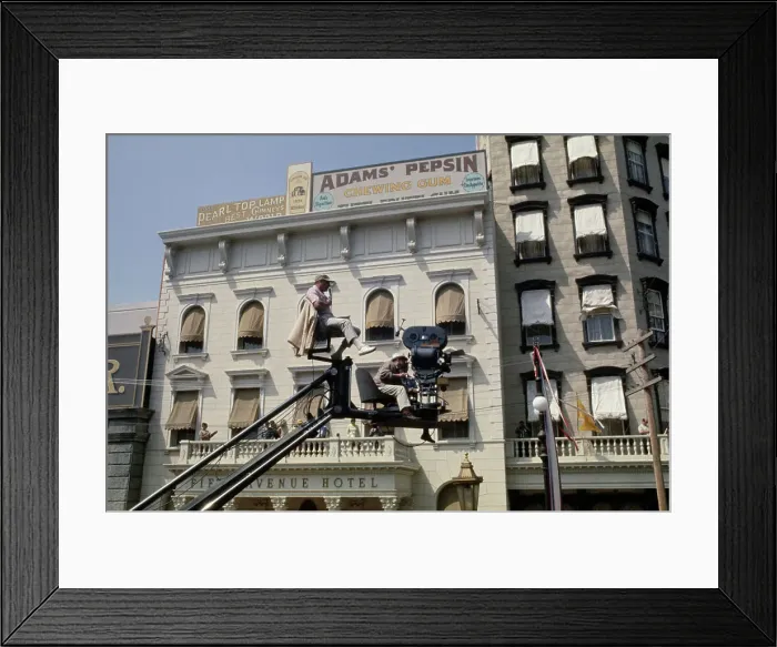 Framed Print : Camera Crew On Set Of Hello, Dolly! Framed Print : Camera Crew On Set Of Hello, Dolly!