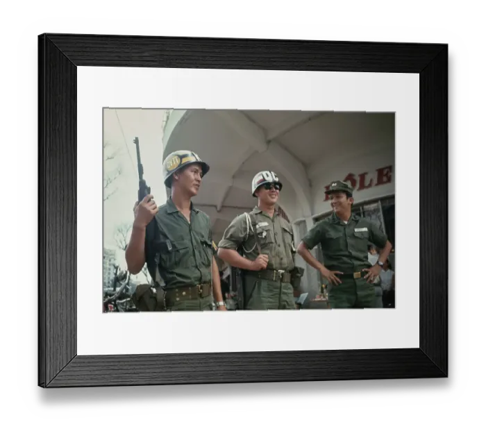 Framed Print : Republic Of Vietnam National Police, Vietnam War Framed Print : Republic Of Vietnam National Police, Vietnam War