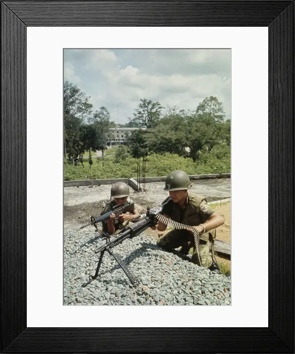 Framed Print : Republic Of Vietnam Airborne Division, Vietnam War Framed Print : Republic Of Vietnam Airborne Division, Vietnam War