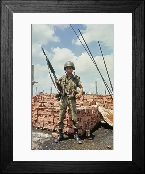 Framed Print : Republic Of Vietnam Airborne Division, Vietnam War Framed Print : Republic Of Vietnam Airborne Division, Vietnam War