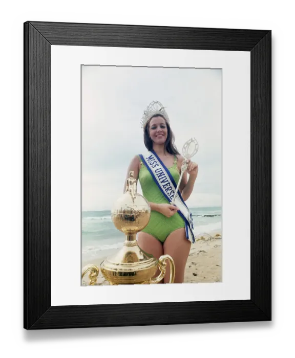 Framed Print : Miss Universe At The Beach Framed Print : Miss Universe At The Beach