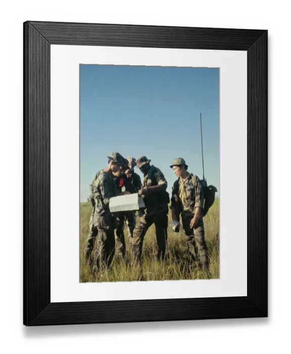Framed Print : Moc Hoa Special Forces Camp, Vietnam War Framed Print : Moc Hoa Special Forces Camp, Vietnam War