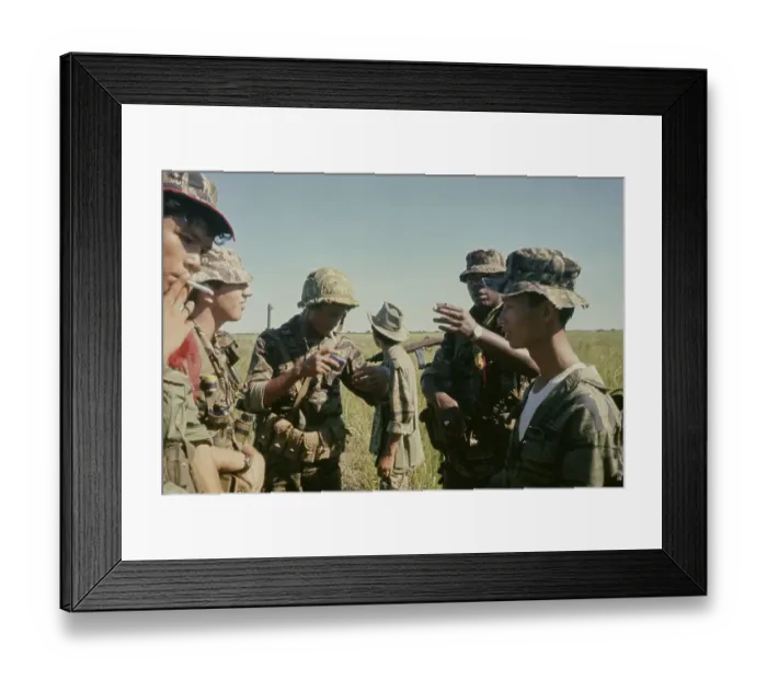 Framed Print : Moc Hoa Special Forces Camp, Vietnam War Framed Print : Moc Hoa Special Forces Camp, Vietnam War