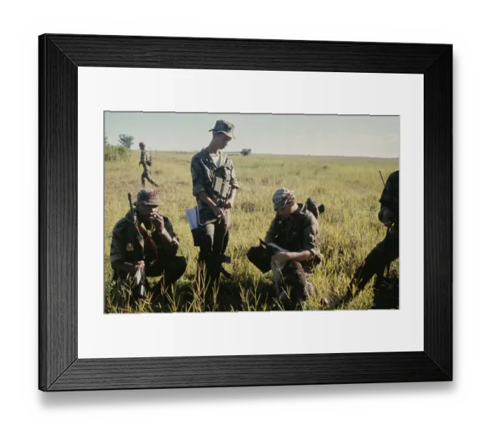 Framed Print : Moc Hoa Special Forces Camp, Vietnam War Framed Print : Moc Hoa Special Forces Camp, Vietnam War