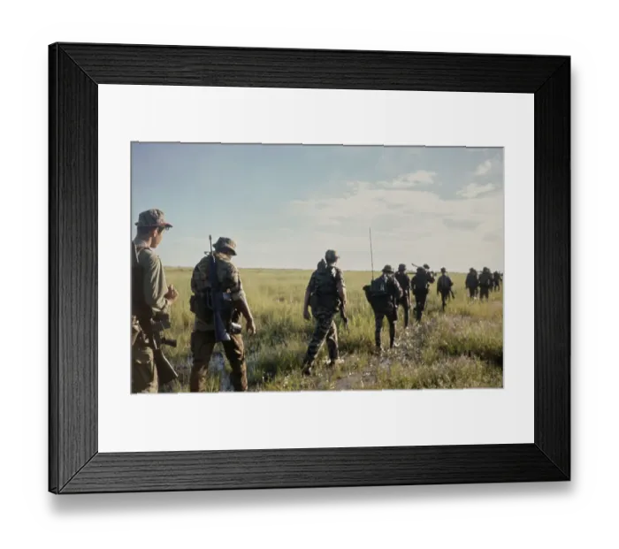 Framed Print : Moc Hoa Special Forces Camp, Vietnam War Framed Print : Moc Hoa Special Forces Camp, Vietnam War