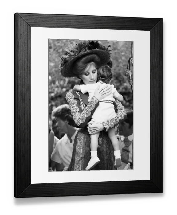 Framed Print : Barbra Streisand with Son Framed Print : Barbra Streisand with Son
