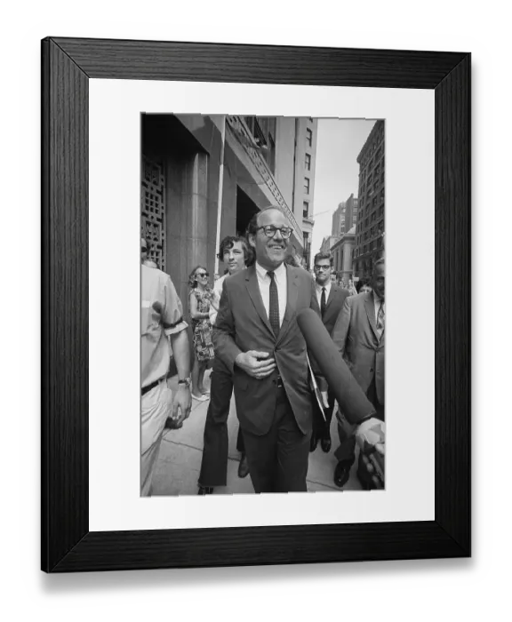 Framed Print : Men Walking to Court Framed Print : Men Walking to Court